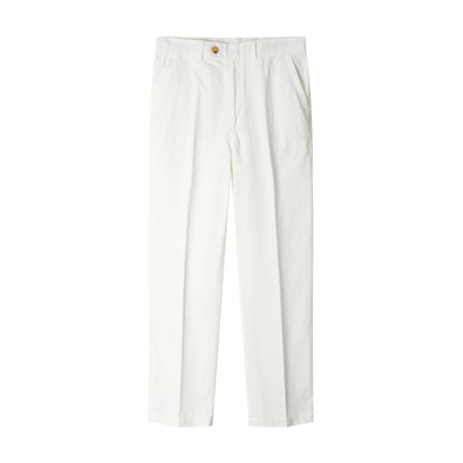Men's Straight-Leg Cotton Casual Pants