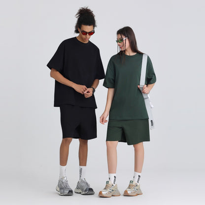 American-Style Small-Neck Short-Sleeve T-Shirt for Men