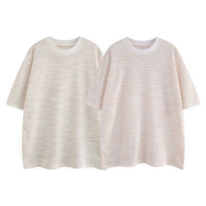 Men's  Clean Fit Trendy Draped Mid-sleeve