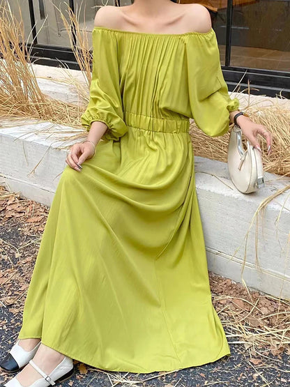 Summer new fat mm reversible loose slimming knee length plus size dress