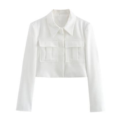 Women's Jacket + Long Straight Pants Suit