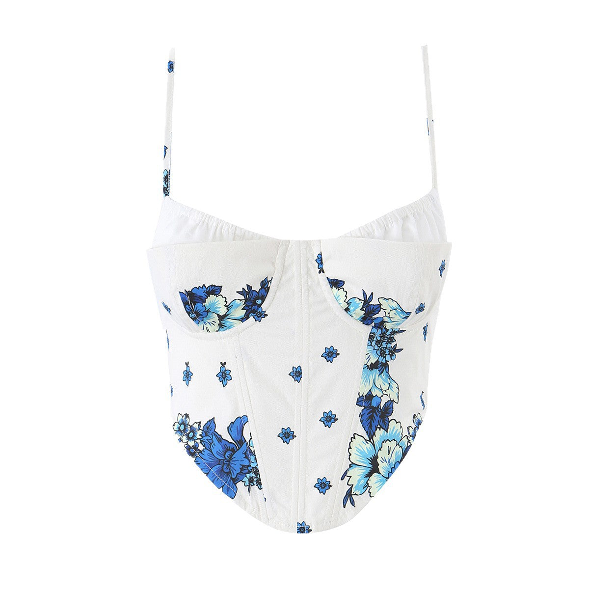Floral Print Crop Top and Pants Set, Boho Style, Summer Outfit, Allover Print, Sleeveless, Fitted, Casual Wear