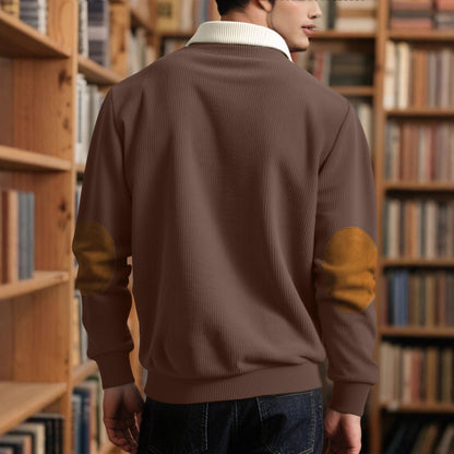 Collar hoodie top