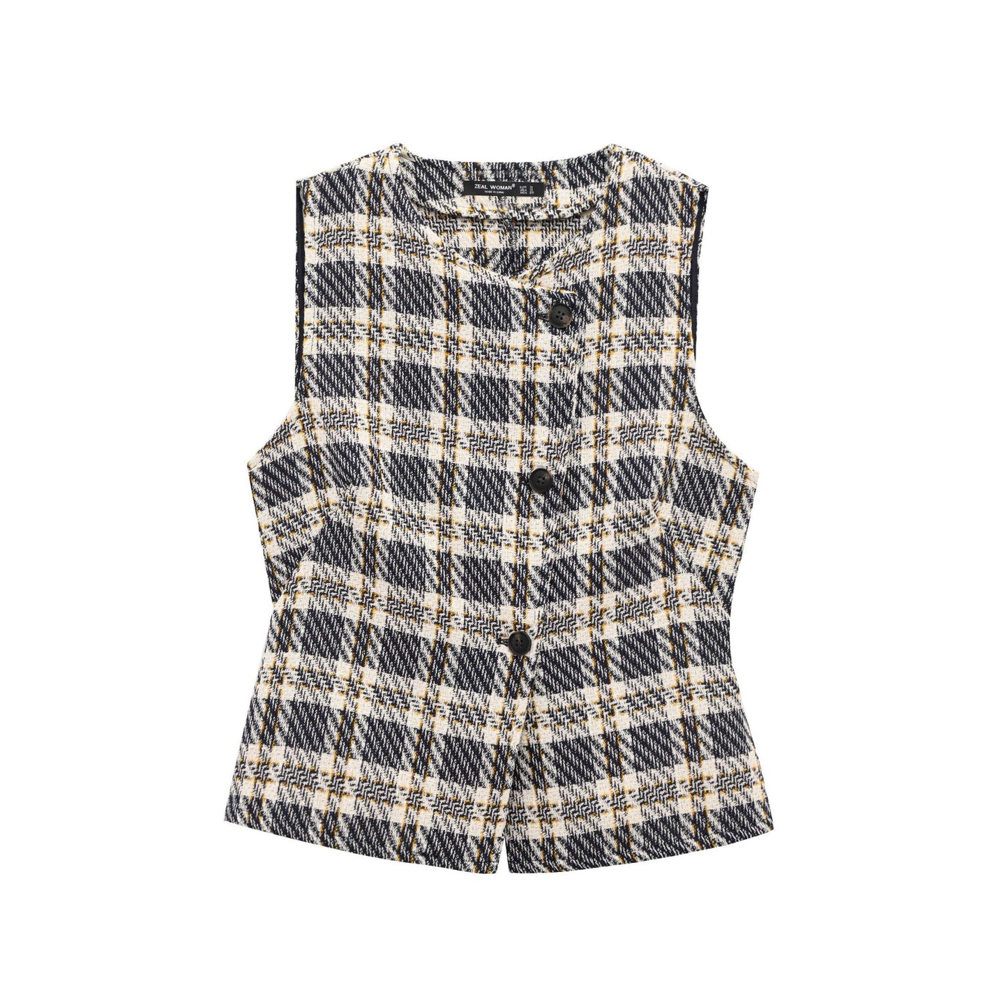 Women's Clothing Plaid Tank Top + Short Skirt