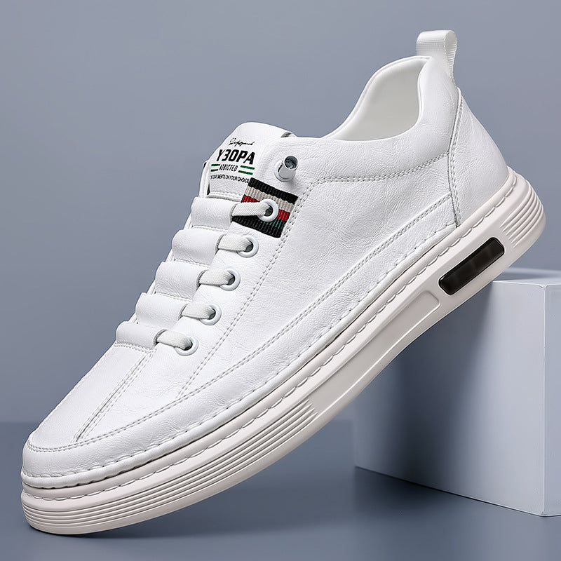 Trendy en veelzijdige PU-leren casual herenschoenen