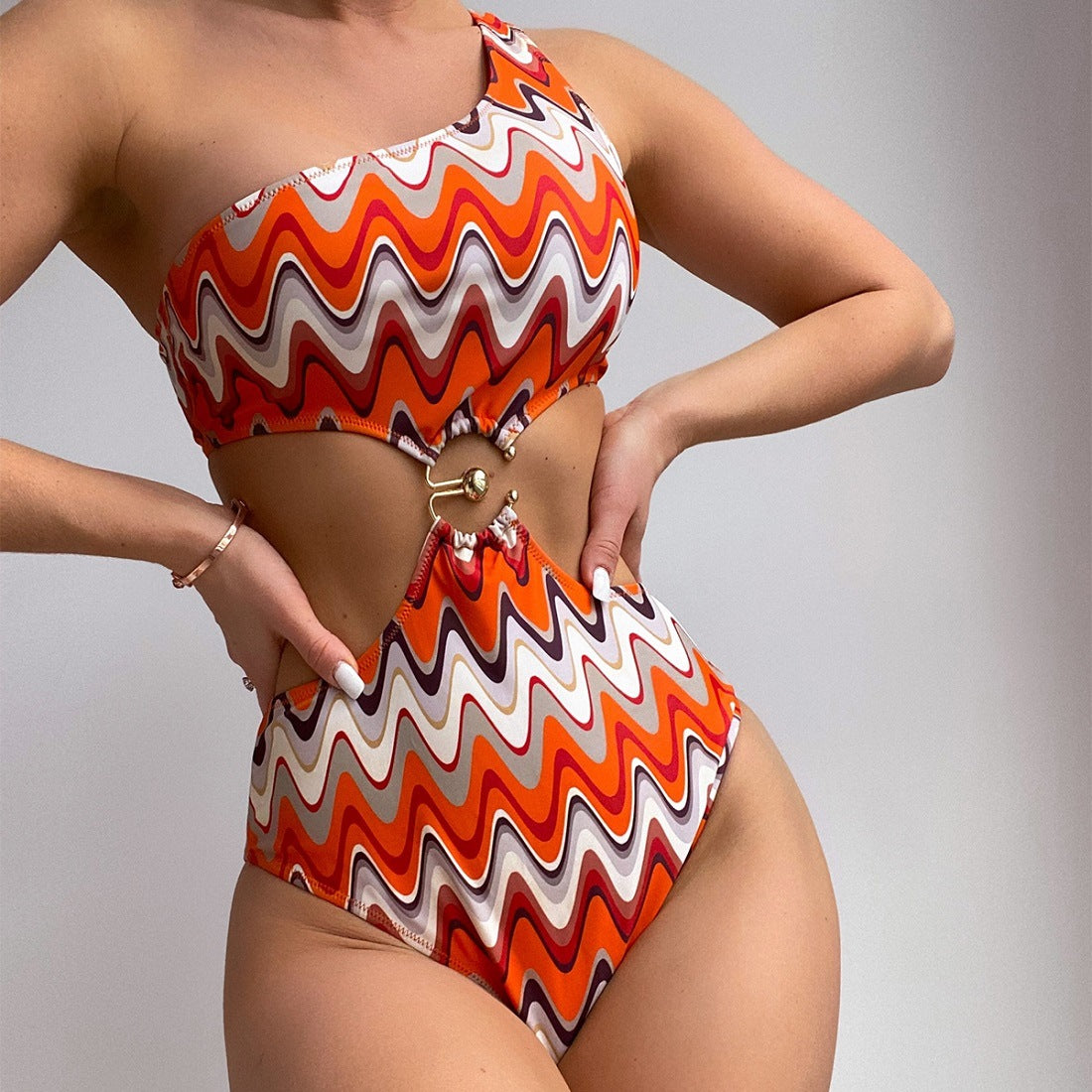 Printed swimsuit for women