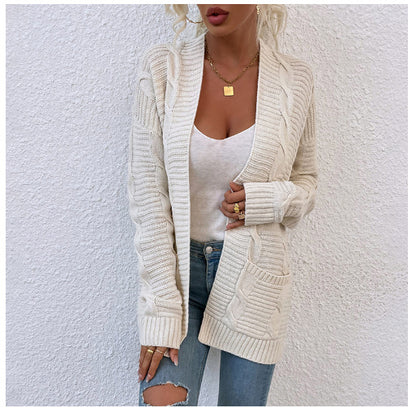 Drizzle Twist Middellange Cardigan