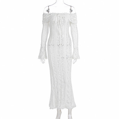 Elegant Lace Long Dress