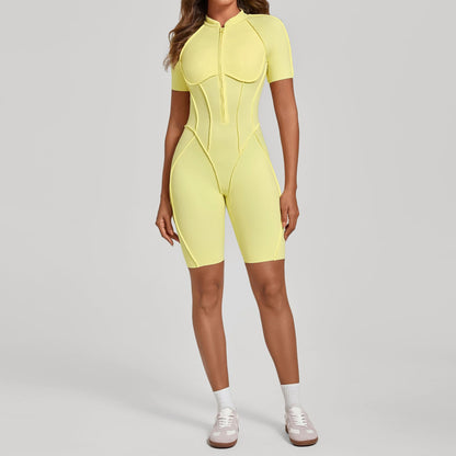 Womens Yoga Dance Fitness Jumpsuit