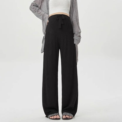 Maternity Pants Belly Support Wide Leg