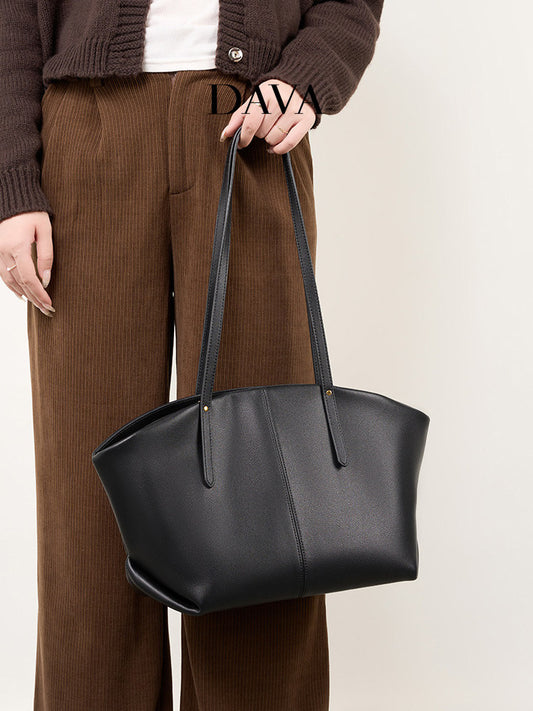 Women's Genuine Leather Large Capacity Tote Bag Shoulder Handbag