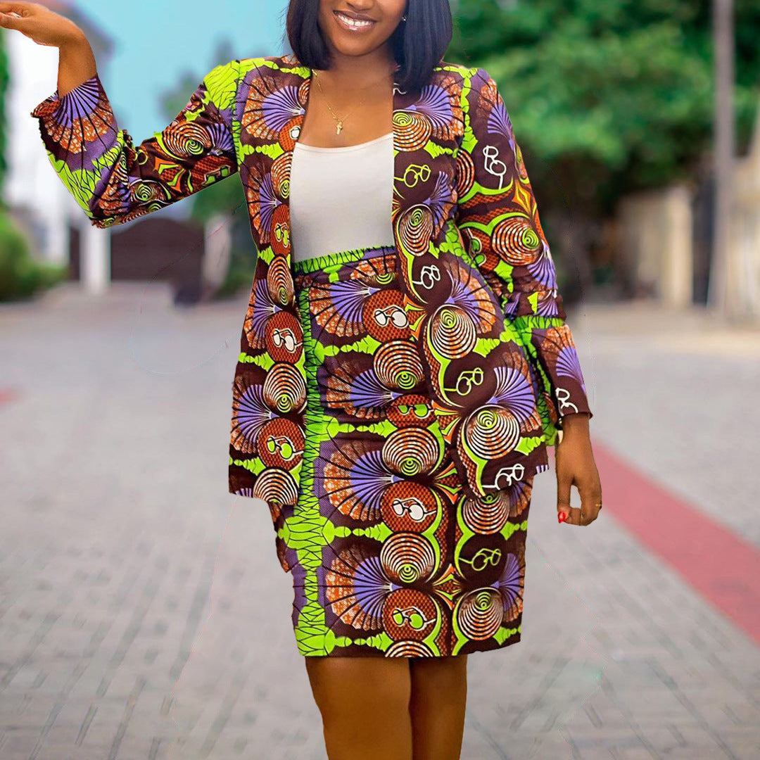 2-Delige Set In Afrikaanse Print