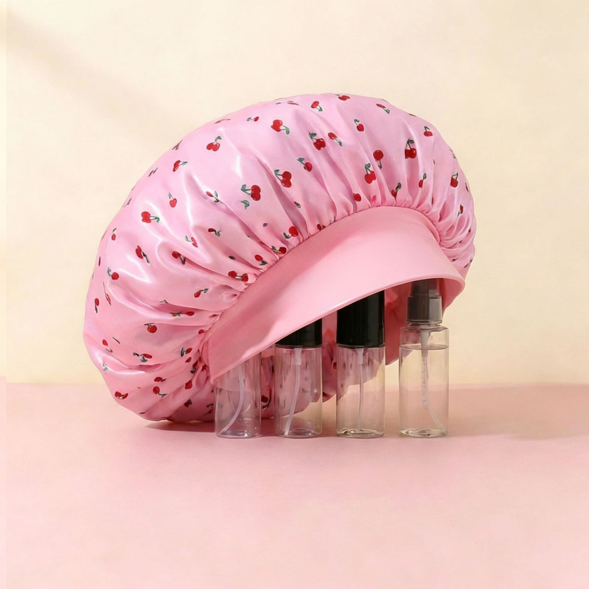 Women's Printed Polyester Wide-Brim Elastic Sleep Cap