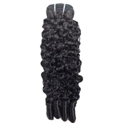 Curly Human Hair 1 Pcs Bundles Real Hair Wig