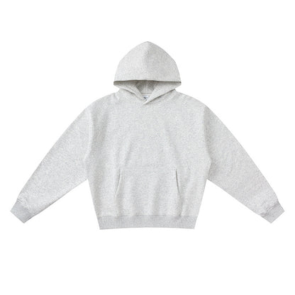 Thick-fabric hooded sweatshirt