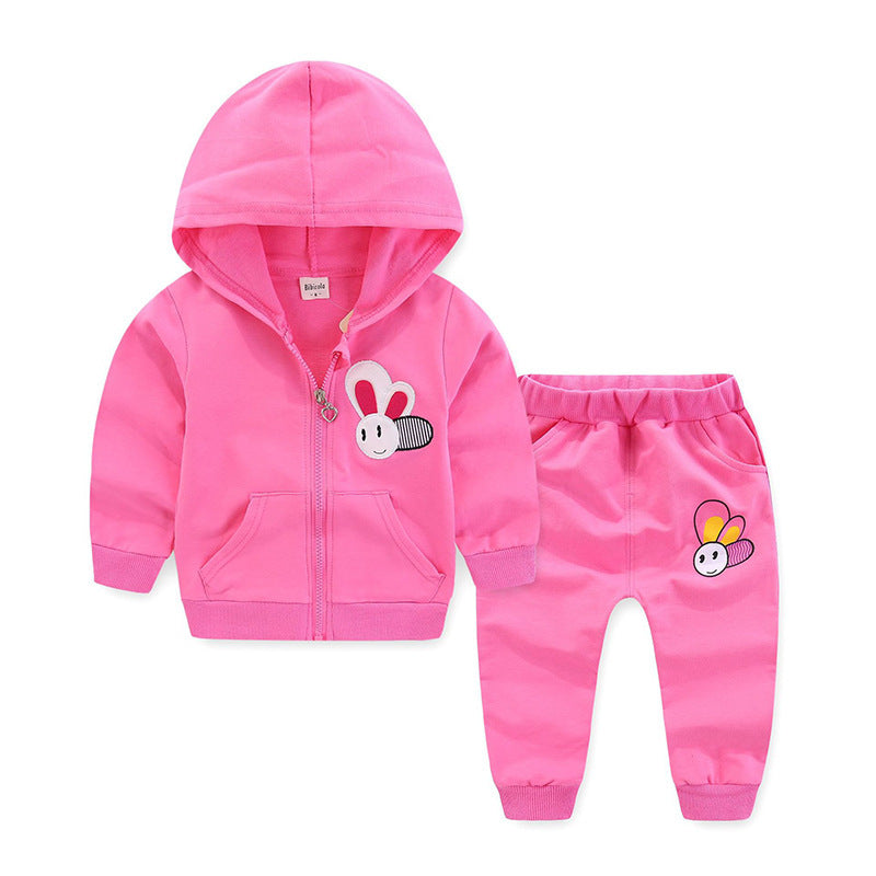 Meisjes tweedelig pak met lange mouwen