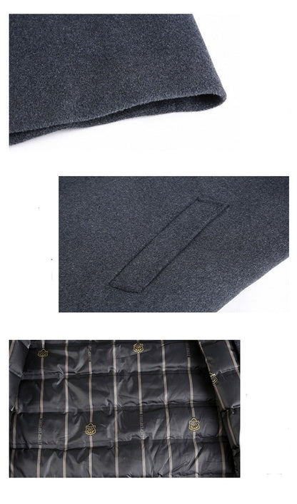 Zakelijke High-End Warme Heren Mantel