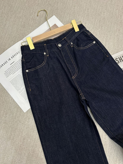 Casual High-Waisted Wide-Leg Jeans
