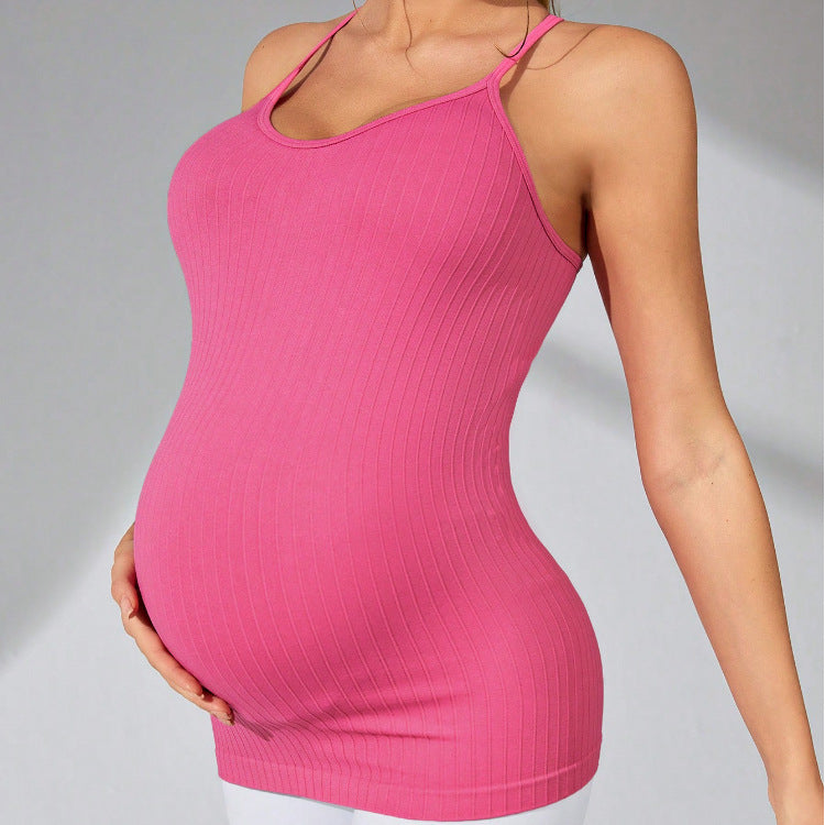 Seamless Yoga Top Maternity Sports Shirt