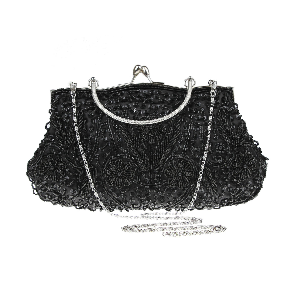 Elegant Chinese Retro Beaded Handbag for Women