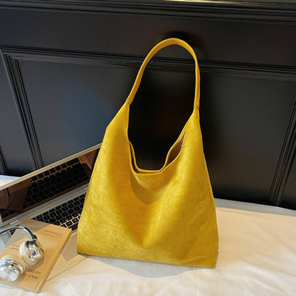 Retro Corduroy Tote Bag