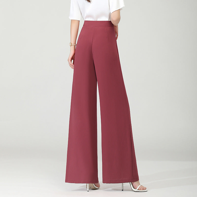 High-waisted wide-leg dance pants