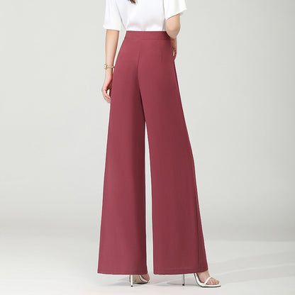 High-waisted wide-leg dance pants