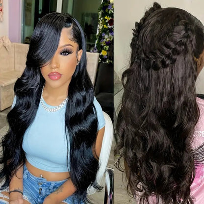 Front Lace Synthetic Long Wavy Hair Wig