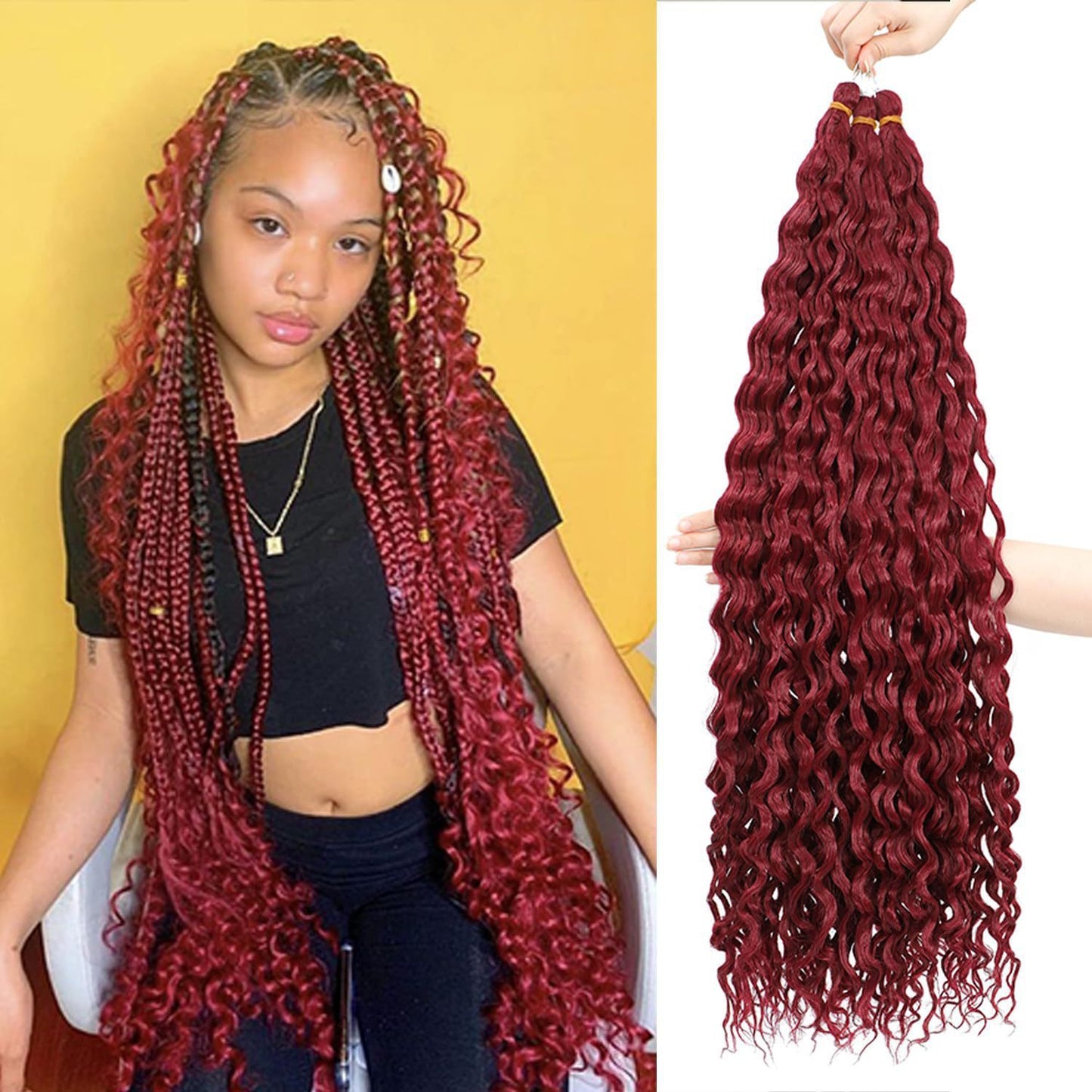 Synthetisch Crochet Braids