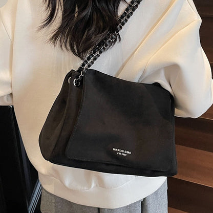 Suede Crossbody Bag for Women