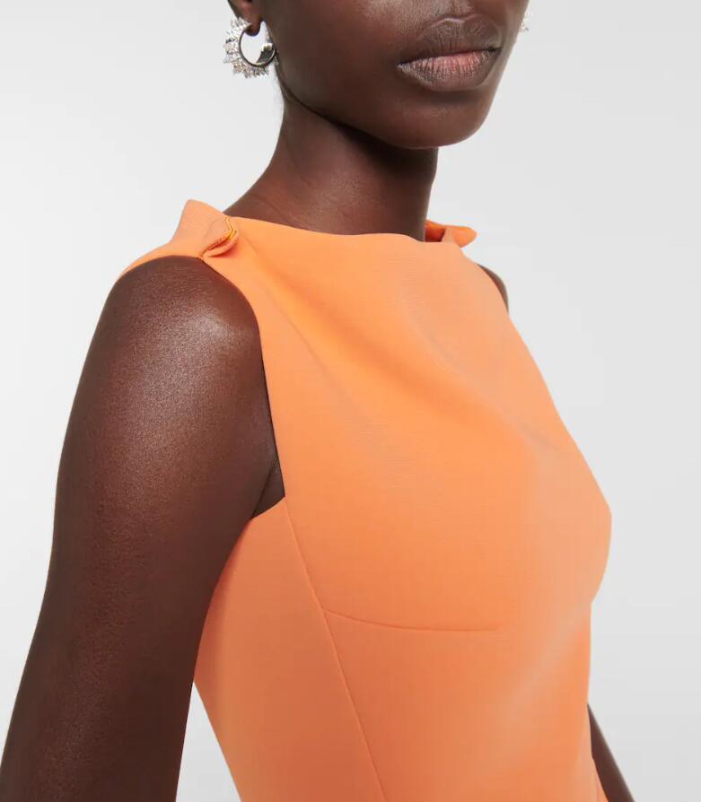 Amerikaans Dames gebreide jurk met onregelmatige zoom en uitlopende schouders