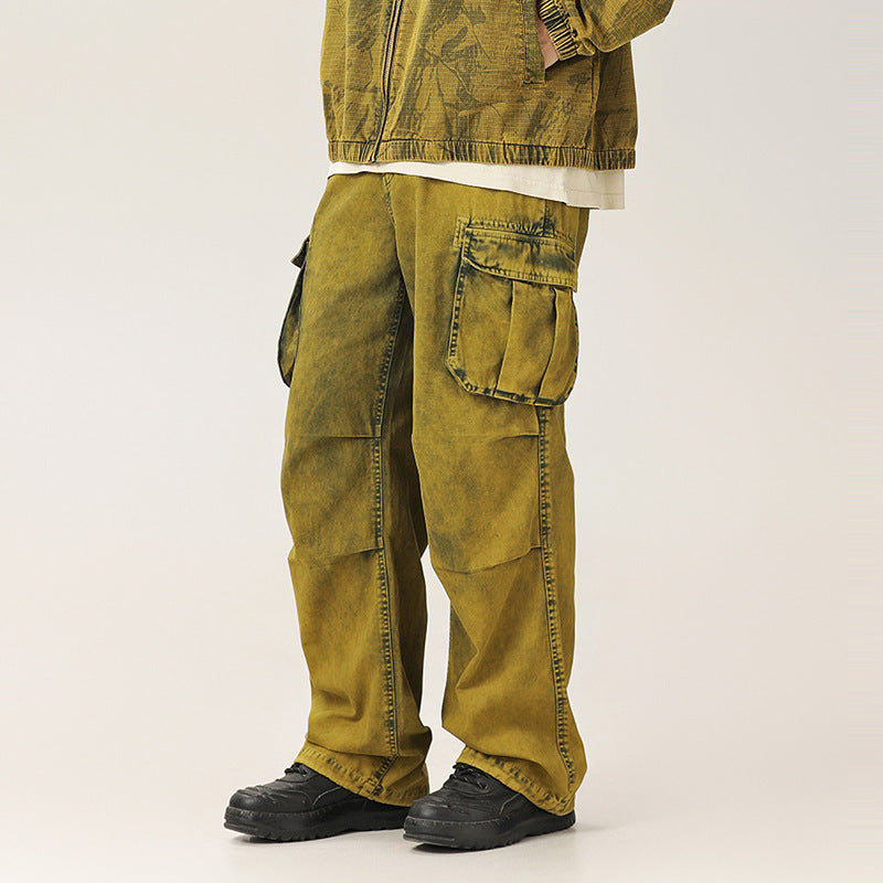 Modemerk Amerikaanse unisex rechte losse micro-uitlopende broek