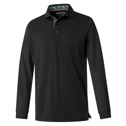 Mens Long Sleeve Polo Shirt