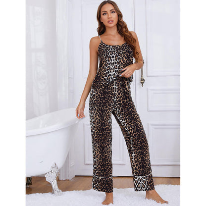 2-Delige pyjama set in luipaardprint