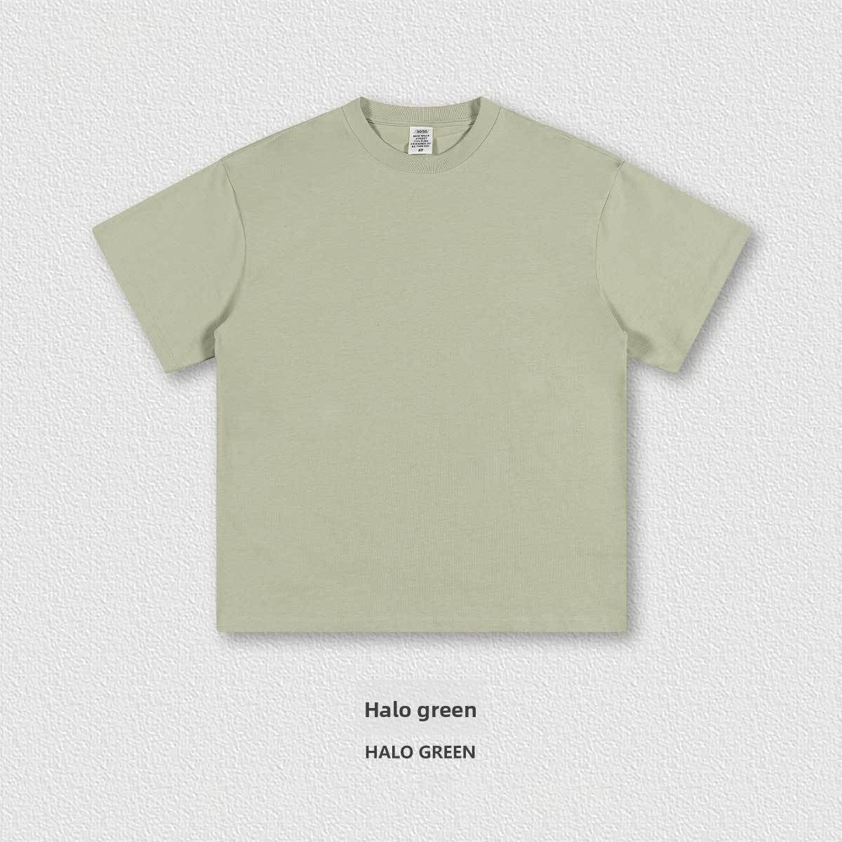 American-Style Small-Neck Short-Sleeve T-Shirt for Men