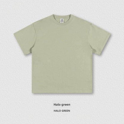 American-Style Small-Neck Short-Sleeve T-Shirt for Men