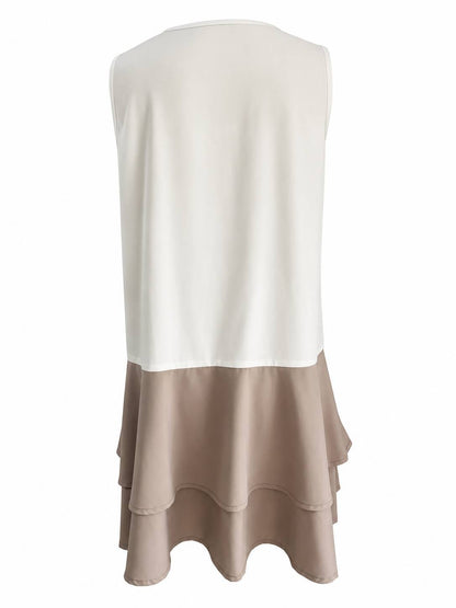 Sleeveless Bohemian Tiered Cake Dress for Women