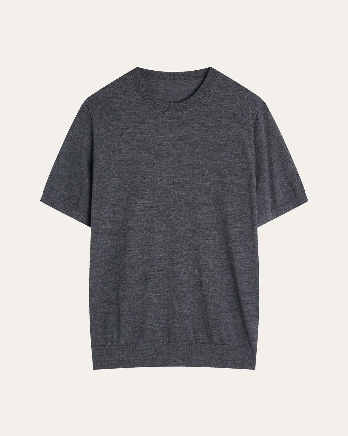 Mens Classic Wool Short Sleeve Knitwear