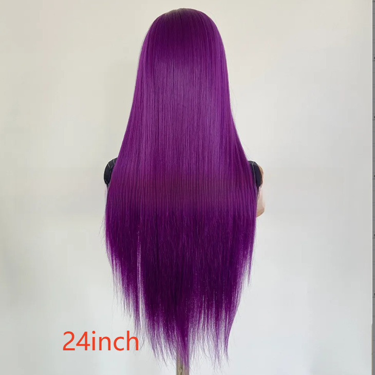 Purple Lace Front Synthetic Wig