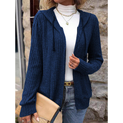 Gestreepte casual sweatvest