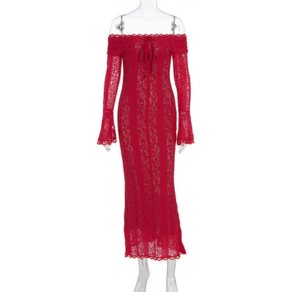 Elegant Lace Long Dress