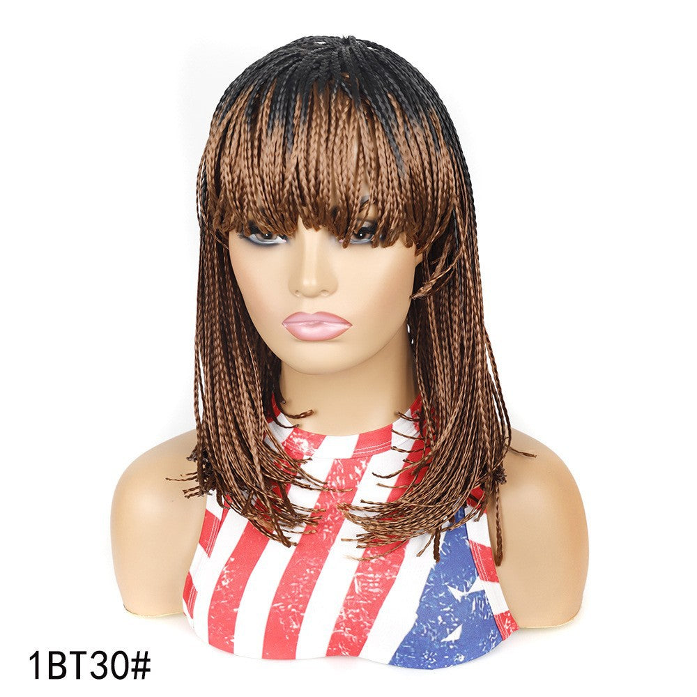 Short Braided Bobo Head Wig