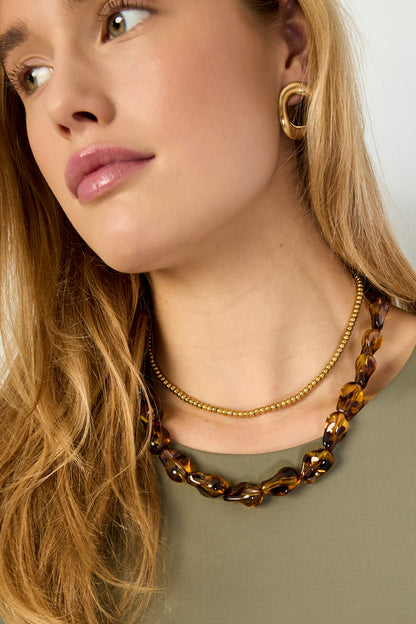 Acryl kralenkettingen Kralen Retro Daily Classic-serie Damessieraden