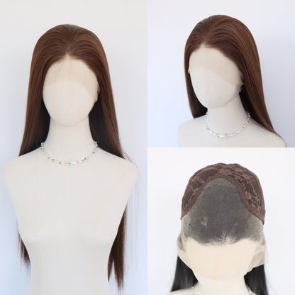 Lace Front Synthetic Wig with Free Parting
