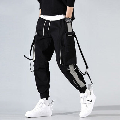Losse hiphop trendy casual heren cargo joggingbroek