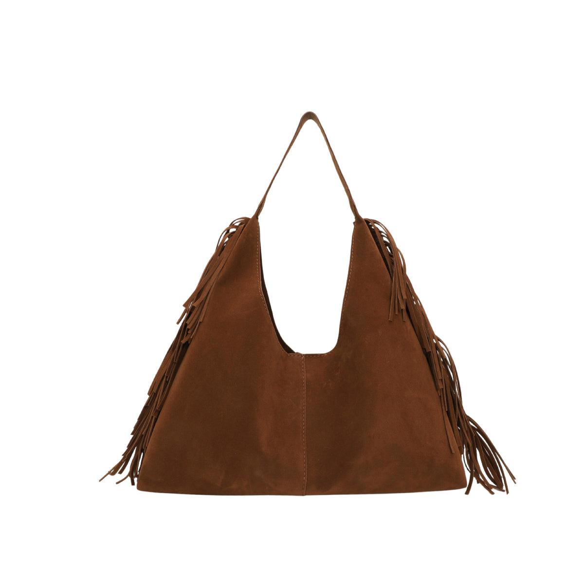 Suede Single Shoulder Tote Bag