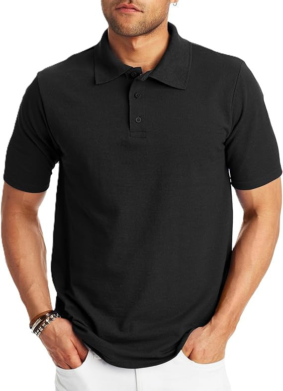 Mens Moisture Wicking Quick Dry Polo Shirt