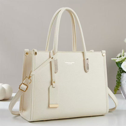 Large Capacity Elegant Soft Leather Handbag Crossbody Shoulder Bag