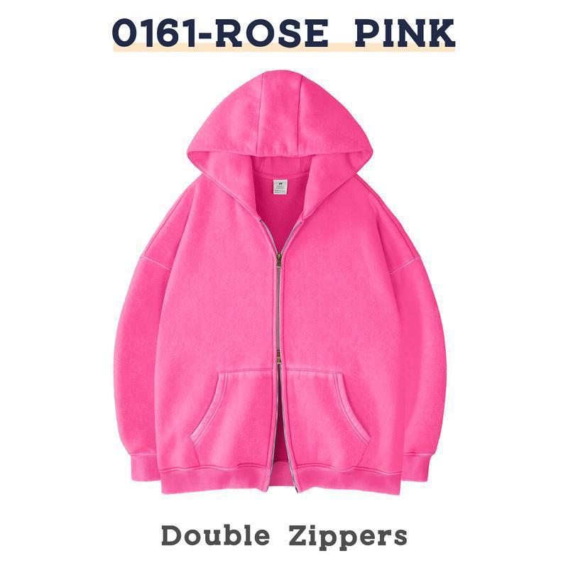 Oversized Fleece-Lined Hooded Sweatshirt