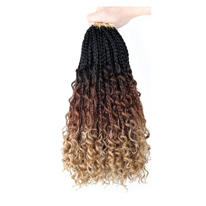 Synthetic fiber braids